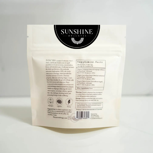 Focus Mushroom Powder For Brain Health - Image 2